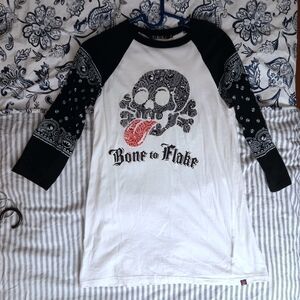Vintage Bone to Flake tee